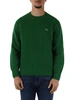 VERDE | Maglia girocollo classic fit in lana