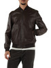 marrone scuro | Giacca in pelle modello bomber JODIE LE TTP