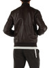 marrone scuro | Giacca in pelle modello bomber JODIE LE TTP