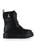NERO | GIRL: Anfibi in pelle PPJ448