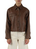 MARRONE | Giacca in pelle PIOVRA