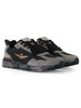NERO | Sneakers in suede e tessuto con ricamo logo