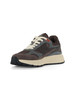 GRIGIO SCURO | Sneakers in suede e tessuto con placca logo