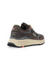 GRIGIO SCURO | Sneakers in suede e tessuto con placca logo