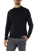 BLU SCURO | T-shirt Second Skin manica lunga in cotone Supima