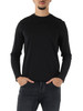 NERO | T-shirt Second Skin manica lunga in cotone Supima