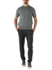 GRIGIO | Maglia Second Skin Viscose Cashmere a maniche corte