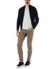 BLU SCURO | Cardigan con zip Second Skin Viscose Cashmere