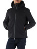 NERO | Piumino con cappuccio HERRING 3.0 Soft Shell