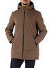 fango | Piumino tre quarti con cappuccio HERDO 3.0 Soft Shell