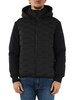 NERO | Giubbotto con cappuccio HOLZER SJR BMAT 01