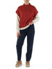 ARANCIONE | Gilet in lana e cotone CASTELLY