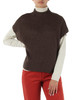 MARRONE | Gilet in lana e cotone CASTELLY
