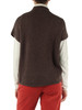 MARRONE | Gilet in lana e cotone CASTELLY