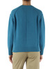 AZZURRO | Maglia girocollo in lana MOCAN