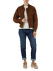 MARRONE | Giacca bomber in pelle RUTI SUEDE SH