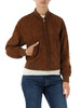 MARRONE | Giacca bomber in pelle RUTI SUEDE SH
