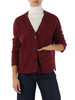 BORDEAUX | Cardigan in lana e yak SAGITTA