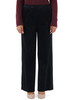 BLU SCURO | Pantalone in velluto di cotone coste 500 righe