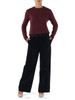 BLU SCURO | Pantalone in velluto di cotone coste 500 righe