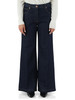 BLU | Pantalone jeans cinque tasche gamba larga