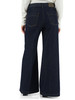 BLU | Pantalone jeans cinque tasche gamba larga