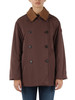MARRONE | Giacca doppiopetto KEWIN con imbottitura Primaloft