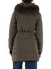 VERDE MILITARE | Piumino trapuntato SERIOLA ML 06 FUR
