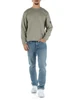 VERDE | T-shirt manica lunga in cotone mercerizzato 30/2