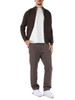 MARRONE | Cardigan con zip CHIMBO Airtech