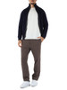 BLU SCURO | Cardigan in lana merino PROVID con zip