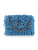 AZZURRO | Borsa MINI KENSINGTON in pelliccia sintetica