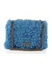 AZZURRO | Borsa MINI KENSINGTON in pelliccia sintetica