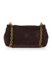MARRONE | Borsa a spalla in suede BRYANT Small