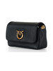 NERO | Borsa a tracolla in pelle CLICK SOFT HORIZONTAL MINI