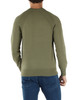 VERDE MILITARE | Maglia girocollo in misto viscosa