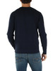 BLU SCURO | Maglia girocollo in misto lana