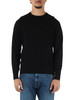 NERO | Maglia girocollo in cotone e cashmere