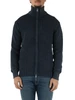 BLU | Cardigan con zip in filo di cotone