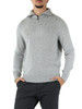 GRIGIO | Maglia mezza zip YECLO in lana