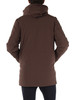 MARRONE | Giacca tre quarti con cappuccio METIDE SRTR GRS 02