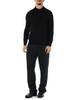 NERO | Maglia collo a polo in misto lana e cashmere