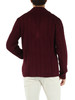 BORDEAUX | Giacca cardigan doppiopetto in misto lana