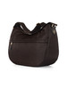 MARRONE | Borsa B-CLUB LUNA Medium in tessuto stampato OP
