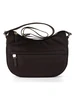MARRONE | Borsa B-CLUB LUNA Small in tessuto stampato OP
