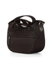 MARRONE | Borsa B-CLUB LUNA Small in tessuto stampato OP