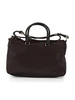 marrone scuro | Borsa B-CLUB BAULETTO Medium in tessuto stampato OP