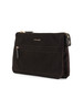 marrone scuro | Borsa B-CLUB CROSS OVER Small in tessuto OP e suede