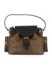 MARRONE CHIARO | Borsa URBAN TRACOLLA Small in tela rivestita OP