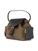 MARRONE CHIARO | Borsa URBAN TRACOLLA Small in tela rivestita OP